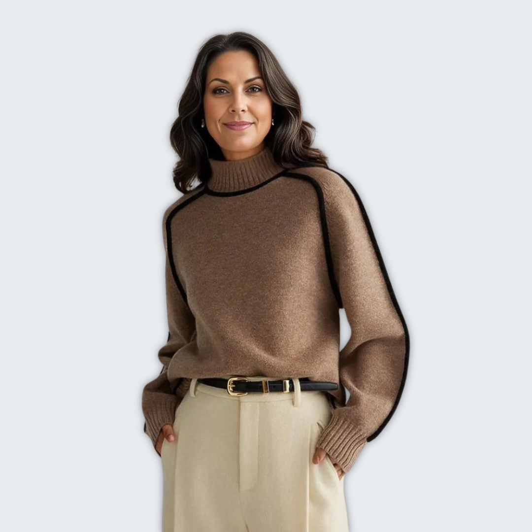 Knit Sweater for Women - Versatile Fall/Winter Wear